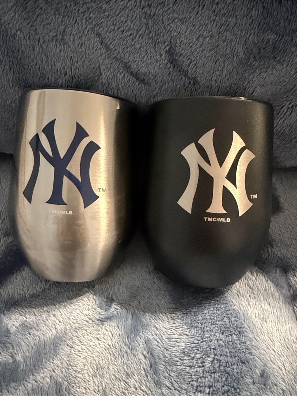 New NY Yankees Stainless Steel Tumblers - Set of 2